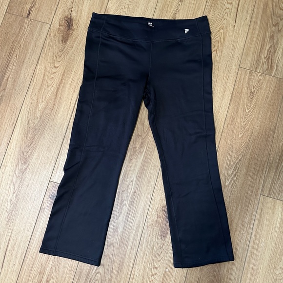 Fila Pants - Fila Sport Sweatpants, Size XL, Black, EUC, Inside Tie Waist, Warm Inner Lining